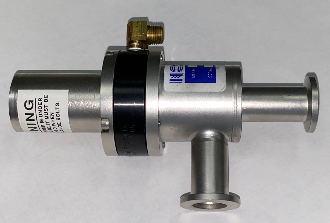 NOR-CAL PRODUCTS PNEUMATIC RIGHT ANGLE VACUUM VALVE KF16
