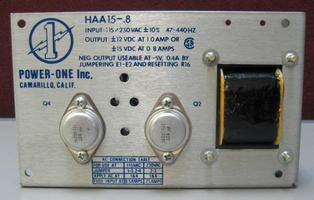 Power-One Inc D.C. Power Supply HAA15-.8 