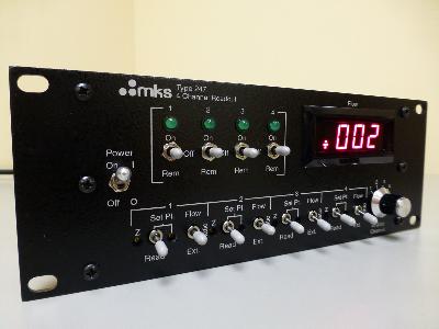 MKS 247D 4-Channel Power Supply and Readout
